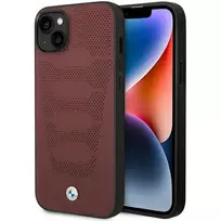 Apple iPhone 14 BMW odinis dėklas Seats Pattern MagSafe (BMHCP14S22RPSR) burgundy