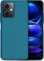 Dėklas Nillkin Super Frosted Shield Xiaomi Redmi Note 12 5G/Poco X5 5G mėlynas