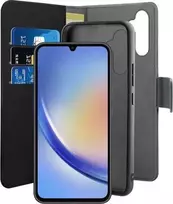 Dėklas SBS PURO Wallet Detachable - Case 2in1 for Samsung Galaxy A34 5G Juodas