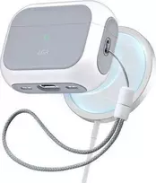 Dėklas ESR Orbit Hybrid, skirtas AirPods Pro, Magsafe (baltas)