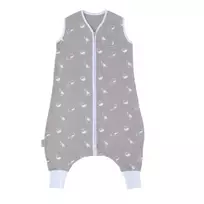 Natulino LITTLE WALKERS viensluoksnis kūdikio miegmaišis Animals Gray & Baltas