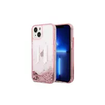Dėklas Karl Lagerfeld KLHCP14XLBKLCP iPhone 14 Pro Max 6.7 "pink / pink hardcase Liquid Glitter Big KL