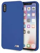 Apple iPhone X / XS BMW dėklas Silicone M Collection (BMHCPXMSILNA) mėlynos spalvos