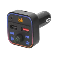 Peiying Automobilinis FM siųstuvas su Bluetooth funkcija
