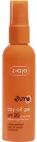 Ziaja Sun SPF 20 Vandeniui atsparus sausas aliejinis gelis veidui ir kūnui, 90 ml