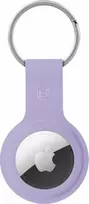 Crong Silikoninis dėklas with Key Ring - Protective case for Apple AirTag key ring Violetinė