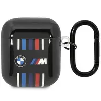 Apple AirPods BMW Multiple Colored Lines (BMA222SWTK) ausinių dėklas juodos spalvos