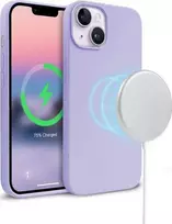 Crong Color Cover Magnetic dėklas skirtas Apple iPhone 14 Plus, violetinė