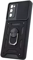 Telforceone Defender Slide telefono dėklas , skirtas Samsung Galaxy S20 FE / S20 Lite / S20 FE 5G, juodos spalvos