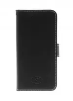 Insmat Exclusive Flip Case piniginės dėklas, skirtas iPhone 6 / 6s / 7/8 / SE, juodas