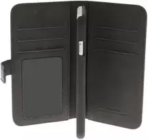 Insmat Flip Case piniginės dėklas, skirtas iPhone 6 / 6s / 7/8 / SE, juodas