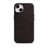 iCarer Oil Wax Premium Leather Apple iPhone 14 Plus Magnetic Leather with MagSafe dėklas telefonui rudos spalvos (WMI14220703-BN)