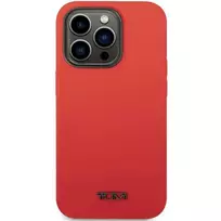 „Tumi TUHCP14LSR iPhone 14 Pro 6.1“ raudonas kietas dėklas iš skysto silikono | Tiekimas