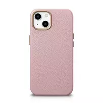 iCarer Litchi Premium Leather Apple iPhone 14 Plus Magnetic Leather with MagSafe dėklas telefonui rožinės spalvos (WMI14220711-PK)