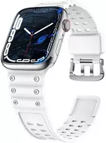Hurtel Apyrankė Triple Protection Apple Watch SE, 9, 8, 7, 6, 5, 4, 3, 2, 1 (41, 40, 38 mm) baltos spalvos