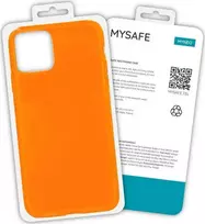Dėklas Oranžinis MYSAFE CASE NEO IPHONE 12/12 PRO Oranžinis BOX