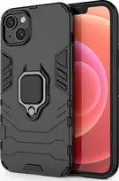 Hurtel Ring Armor dėklas telefonui Apple iPhone 14 Plus armored magnetic holder ring juodos spalvos