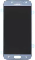 Dėklas LCD ekranas + jutiklinis blokas „Samsung J530 Galaxy J5 2017 Sidabrinis“ (pakeitimų paketas)