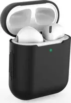 Tech-Protect Icon dėklas skirtas AirPods 1 / 2 – juodos spalvos