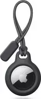 Dėklas Tech-Protect Rough Chain Apple AirTag with pendant – juodos spalvos