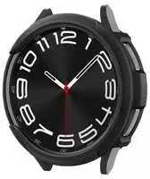 Dėklas Spigen Liquid Air, matinės juodos spalvos – Samsung Galaxy Watch6 Classic 43mm
