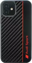 Audi Carbon Fiber Stripe Apple iPhone 11 / Xr 6.1" dėklas telefonui juodos spalvos AUS-TPUPCIP11-R8/D1-BK