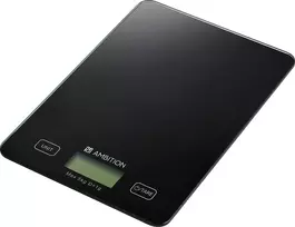 Virtuvinės svarstyklės Juodas 5kg AMBITION