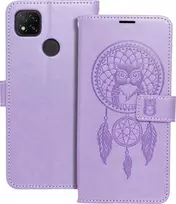 Forcell Oem MEZZO Book dėklas skirtas Xiaomi Redmi 9C / 9C NFC dreamcatcher violetinės spalvos