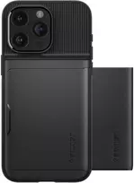 Dėklas SPIGEN SLIM ARMOR CS IPHONE 15 PRO Juodas