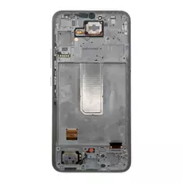 Dėklas LCD ekranas + jutiklinis blokas + priekinis dangtelis „Samsung A346B Galaxy A34 5G Awesome Sidabrinis“ (paslaugų paketas)