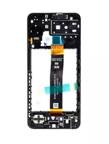 Dėklas Skystųjų kristalų ekranas + jutiklinis blokas Samsung A136 Galaxy A13 5G Juodas (Paslaugų paketas)