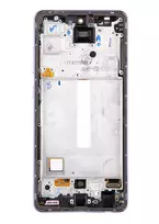Dėklas LCD ekranas + jutiklinis blokas Samsung A526 / A525 Galaxy A52 Violet (pakeitimų paketas)