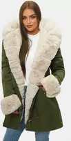Žalia moteriška striukė Moly