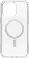 Otterbox Symmetry Clear Plus – apsauginis dėklas, skirtas iPhone 15 Pro Max, suderinamas su MagSafe (skaidrus)