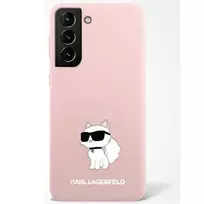 Samsung Galaxy S23 Plus Karl Lagerfeld silikoninis dėklas Choupette (KLHCS23MSNCHBCP) rožinės spalvos
