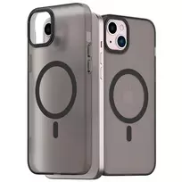 Dėklas Araree etui Aero Frame iPhone 15 Plus /14 Plus 6.7" przeźroczysty-juoda/clear juodas AR20-01840D