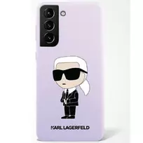 Samsung Galaxy S23 Plus Karl Lagerfeld silikoninis dėklas Ikonik (KLHCS23MSNIKBCU) violetinės spalvos