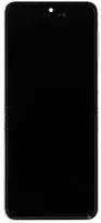 Dėklas LCD ekranas + jutiklinis blokas + priekinis dangtelis Samsung F721 Galaxy Z Flip 4 5G Bora Violetinė (Paslaugų paketas)