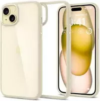 Spigen Ultra Hybrid dėklas skirtas Apple iPhone 15 Plus, spalva - Mute Beige