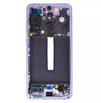 Dėklas LCD ekranas + jutiklinis blokas „Samsung SM-G990B Galaxy S21 FE Violet“ (pakeitimų paketas)