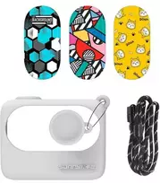 Apsauginis dėklas Sunnylife foApsauginis dėklas Sunnylife skirtas Insta360 GO 3 baltas su lipdukaisr Insta360 GO 3 juodas su lipdukais