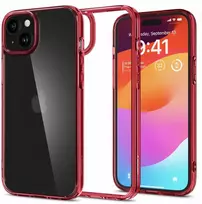 Spigen Ultra Hybrid dėklas skirtas Apple iPhone 15 Plus, spalva - Red Crystal