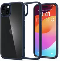 Spigen Ultra Hybrid dėklas skirtas Apple iPhone 15, spalva - Navy Blue