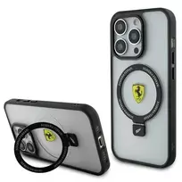 Apple iPhone 15 Pro Ferrari dėklas Ring Stand 2023 Collection MagSafe (Fehmp15luscah) skaidrus