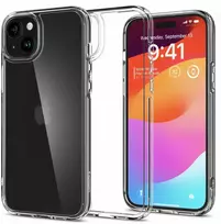 Spigen Crystal Hybrid, crystal dėklas telefonui skaidrus – Apple iPhone 15 Plus