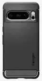 Dėklas Spigen Rugged Armor, matinė juoda - Google Pixel 8 Pro