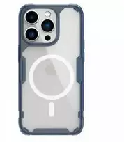Dėklas Nillkin Nature Pro armored case with MagSafe skirtas iPhone 15 Pro Max - mėlynos spalvos