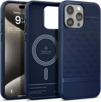 Spigen CASEOLOGY PARALLAX MAG MAGSAFE Apple iPhone 15 PRO MAX dėklas telefonui mėlynos spalvos