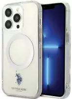 Us Polo Assn US Polo USHMP15XUCIT Apple iPhone 15 Pro Max 6.7" dėklas telefonui skaidrus MagSafe Collection