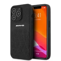 Mercedes Benz Apple iPhone 13 Pro Max Mercedes AMG odinis dėklas Curved Lines (AMHCP13XOSDBK) juodos spalvos